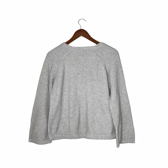 MADEWELL Waffle-Stitch Raglan Sleeve Supersoft Yarn Sweater - Picture 2 of 9